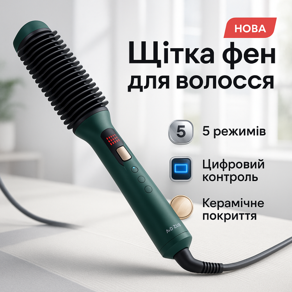 Фен з потужним мотором ADLER AD-2324 32Вт, Фен-стайлер для сушіння волосся, Фен іонізований JH-81 Львів - фото 9