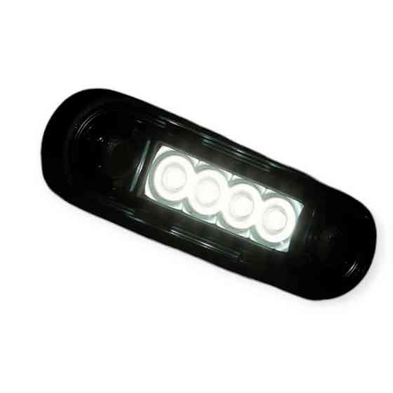 Ліхтар маркерний овальний білий 85х28мм FT-073 B LED DARK Мукачево