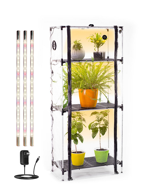 Міні теплиця з фіто світлом для дому Sezam XL Aluminium PS  Міні-теплиця для дому, балкона, тераси,  Борисполь - изображение 1