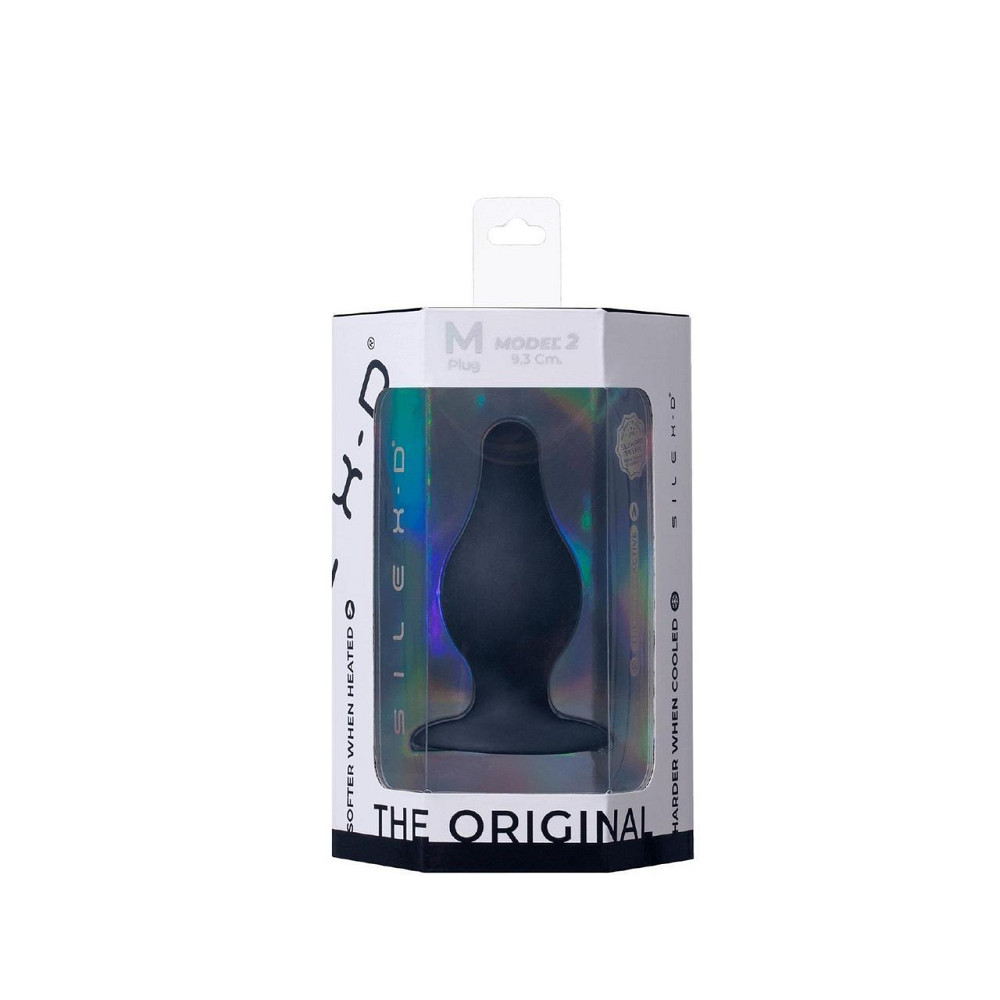 Анальная пробка двойной плотности SILEXD Thermo Reactive черная, Medium Sex Aura Киев - изображение 6