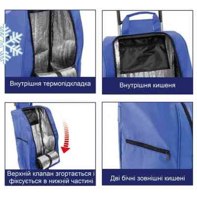 Сумка-візок Casa Si Buddy Blue (CS93077Y06B) (DAS302427) Вінниця