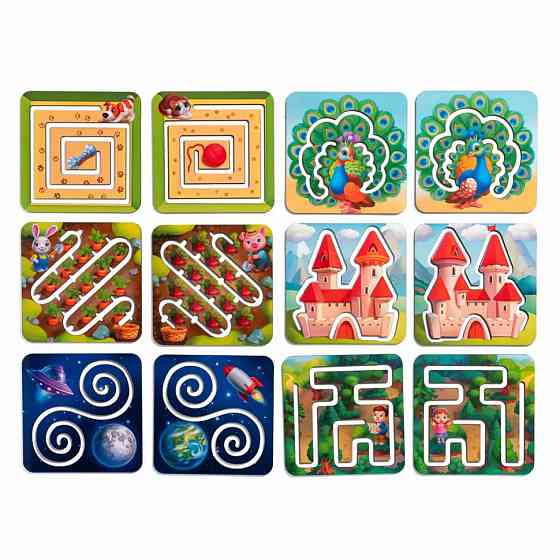 Деревянные «Межполушарные Доски лабиринты» (ПСД233) PSD233 Винница