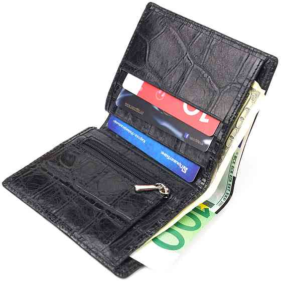 Оригинальное мужское портмоне из натуральной фактурной кожи CANPELLINI 21502 Черное Киев