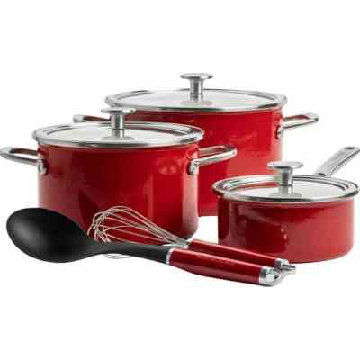 Набор посуды KitchenAid Steel Core, 8 предметів (CC004920-001) Винница