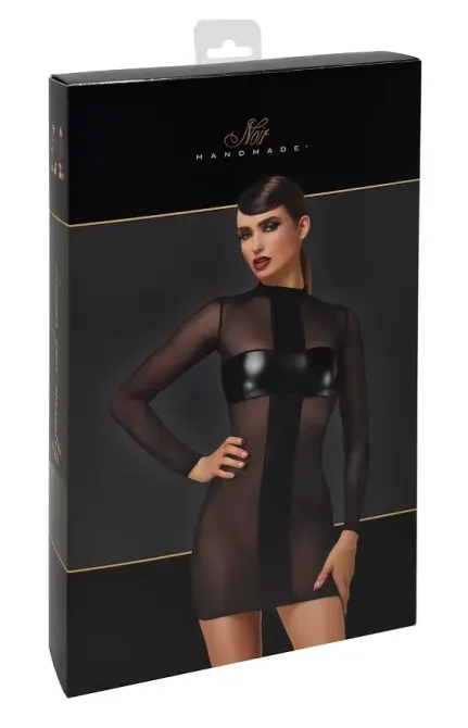 Сукня Noir Handmade F369 Crossfire Mesh & Wetlook Mini dress XL Львів - фото 7