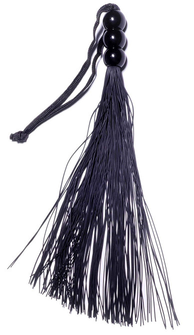 Силіконовий флогер ( довжина 26 см ) Fetish Boss Series - Silicone Whip Black 10", BS6100037 Sex Aura Київ - фото 2