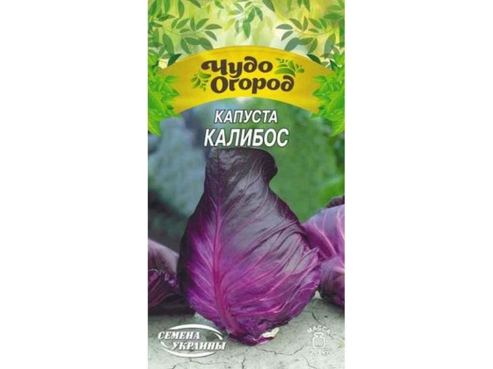 Капуста ЧудО червоноголова КАЛІБОС 0,5г (10 пачок) (сс) ТМ СЕМЕНА УКРАИНЫ   Solmir Київ - фото 1