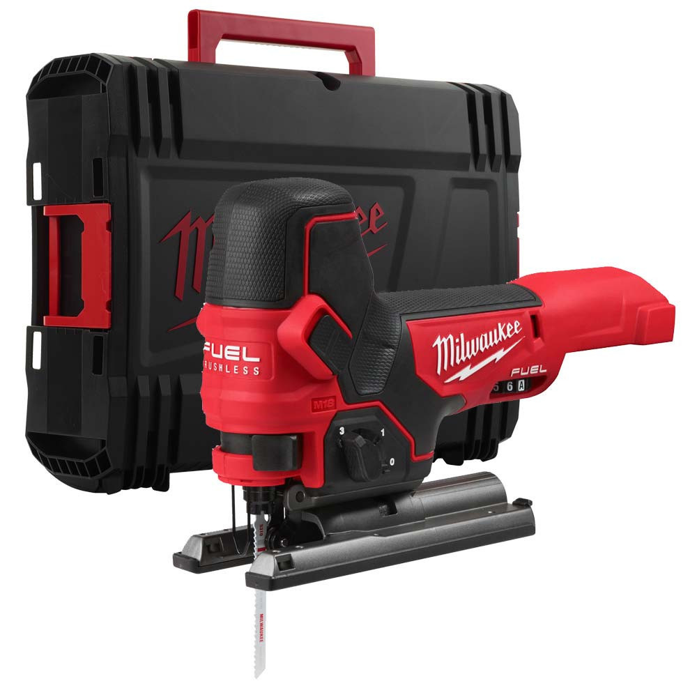 Пила лобзикова акумуляторна безщіткова MILWAUKEE M18 FBJS-0X (каркас+HD кейс) Одеса - фото 2