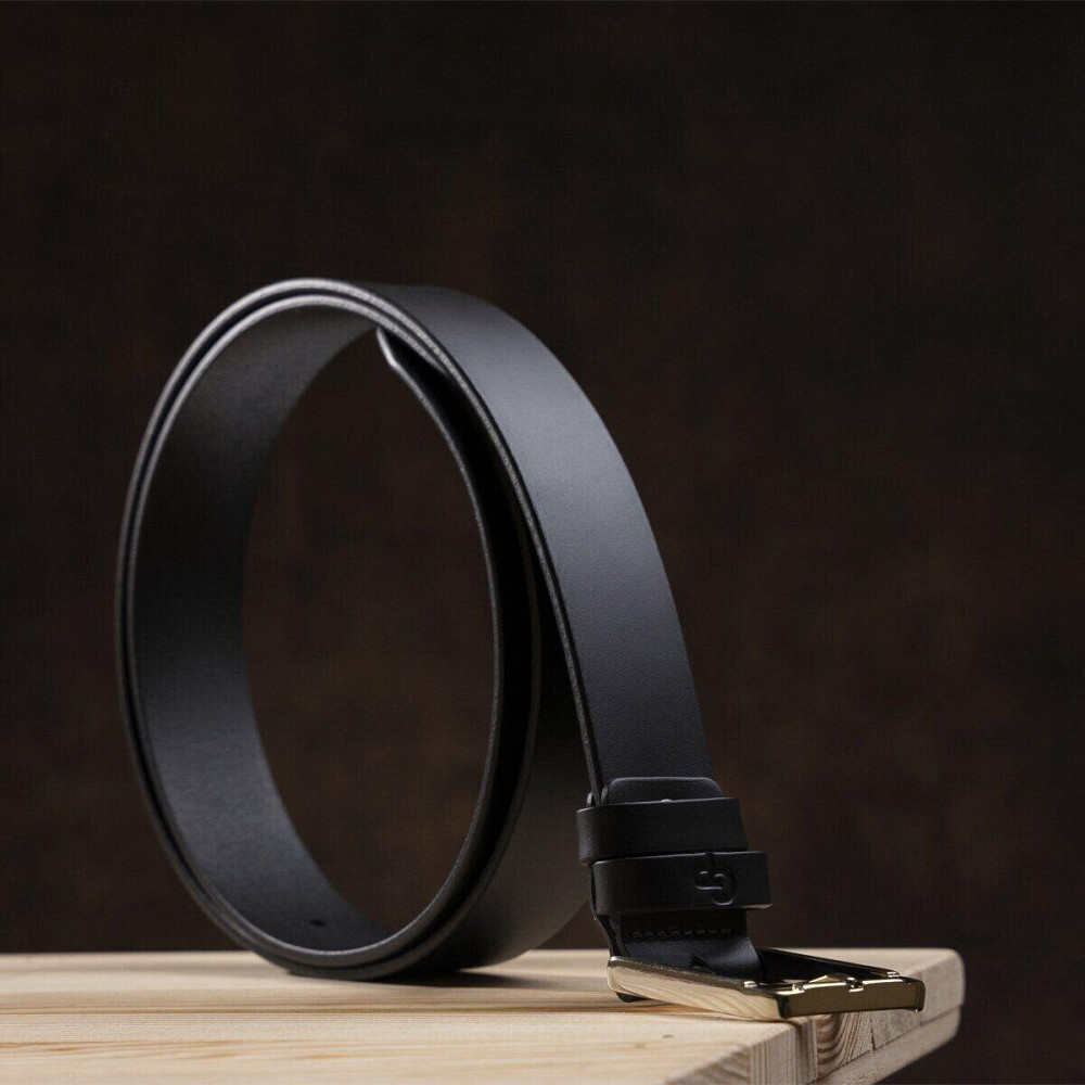 Ремінь чоловічий GRANDE PELLE 00865 шкіра Чорний Київ - фото 9