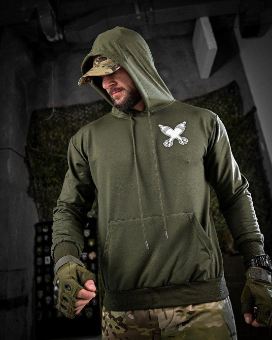 Тактичне худі MAKLIN міномет олива ДЛ7061 Одеса - фото 2