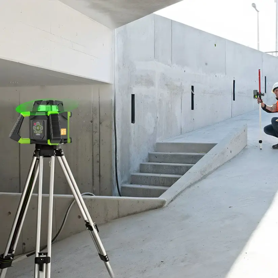 Ротационный лазерный нивелир Huepar RL300HVG Винница