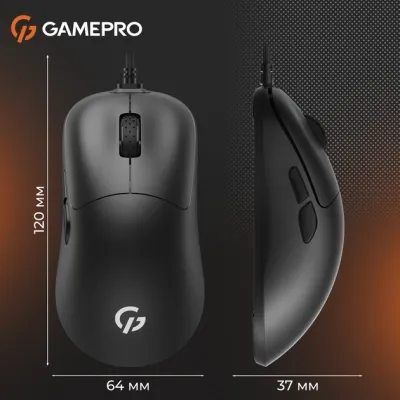 Мишка GamePro GM690B USB Black (GM690B) Вінниця - фото 2