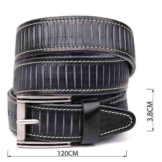 Ремінь чоловічий Vintage 20072 Чорний Київ