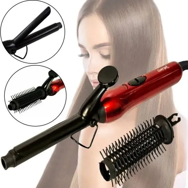 Щипці GEMEI GM-Щипці GEMEI GM-2906 5028 PT, діаметр 19 мм, 2 температурні режими, обертовий шнур Одеса - фото 1