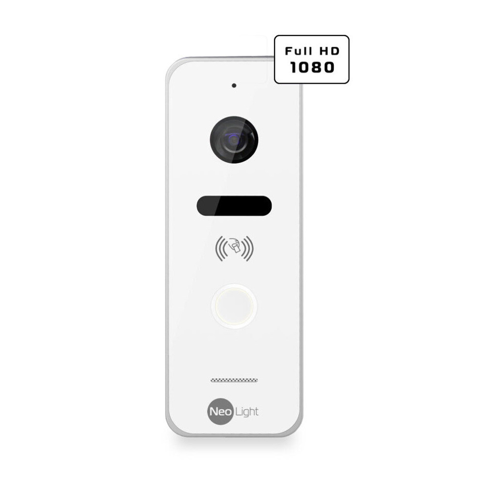 Вызывная панель домофона NeoLight OPTIMA ID FHD White Киев - изображение 1