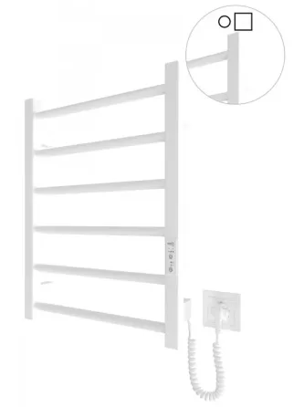 Електрична рушникосушка Hygge Family Leeds 570x430 білий мат Київ