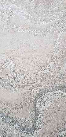 Шпалери вінілові на флізеліні AS creation Della Natura 1.06Х10 абстракція хвилі бежеві сріблясті білі Київ