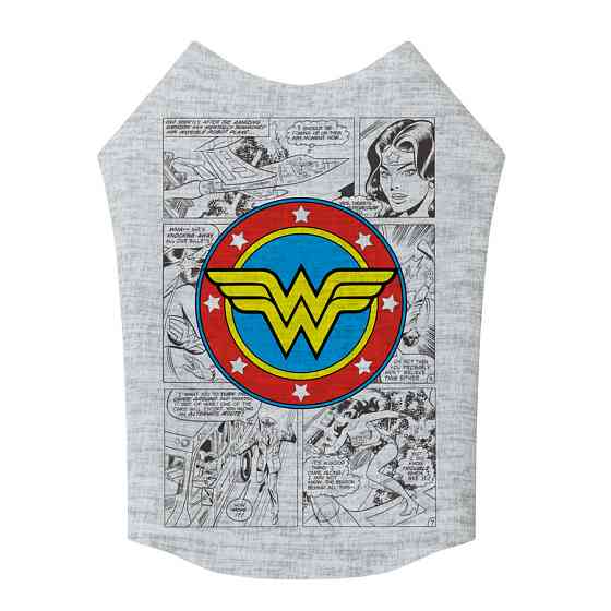 Майка для собак WAUDOG Clothes, малюнок "Диво-жінка комікс", M47, B 70-76 см, С 41-46 см Вінниця