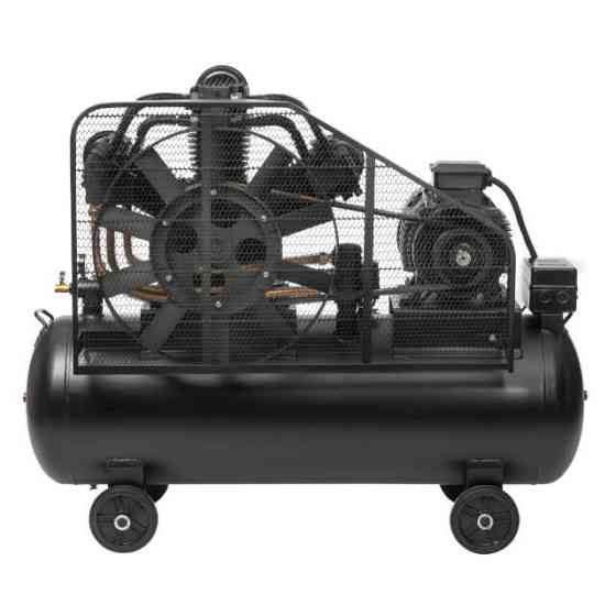 Компресор, 300 л, 15,0 кВт, 380 В, 10 атм, 2000 л/хв, 3 циліндри, 80 дБ INTERTOOL PT-0052 Киев