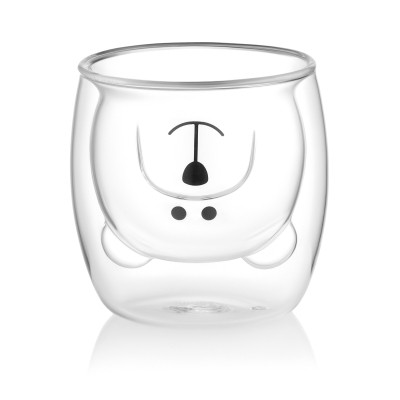 Набор стаканов Ardesto Animals 250 мл 2 шт прозорий (AR2625BA) Винница - изображение 1