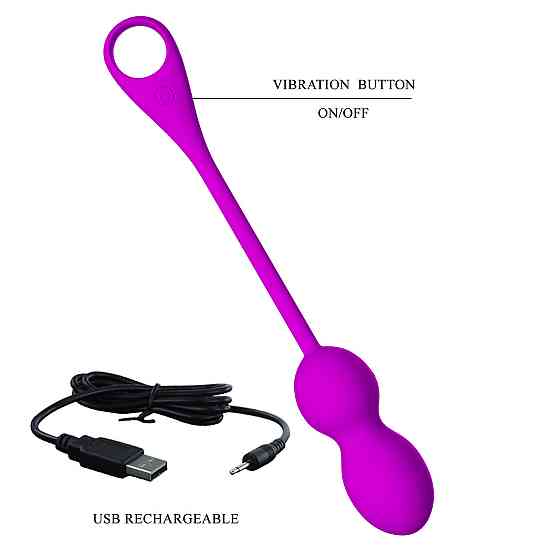 Віброкульки - Pretty Love Elvira Vibrating Egg Purple (App) Sex Aura Київ