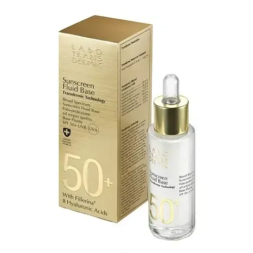 Солнцезащитная флюид-основа SPF 50+ Fluid Base SPF 50+ UVA UVB Labo Transdermic 30 мл Днепр