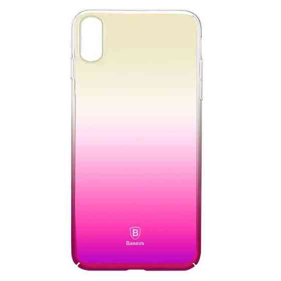 Чохол Baseus для iPhone X/Xs Glaze pink (WIAPIPHX-GC04) Київ