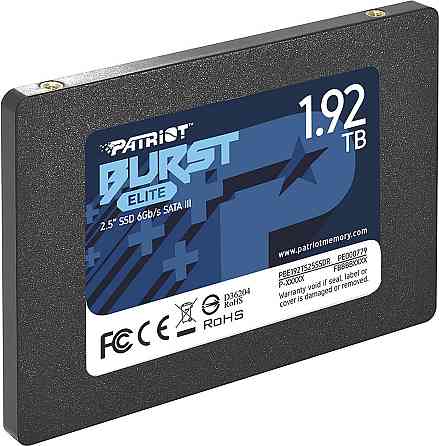 Накопичувач SSD 1.92TB Patriot Burst Elite 2.5" SATAIII TLC (PBE192TS25SSDR) 2.5" Харків