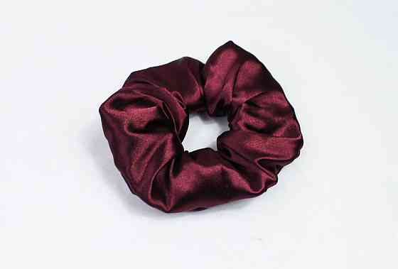 Гумка для волосся атласна Бордовий Харків