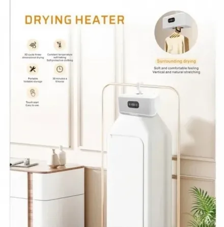 Складна електрична сушарка для одягу DRYING CLOTH HEATER компактна побутова для швидкого сушіння Одеса
