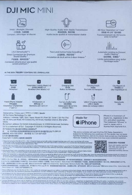 Новий Dji Mic Mini 2tx+1rx+case мікрофон радіосистема петлічка Киев - изображение 2