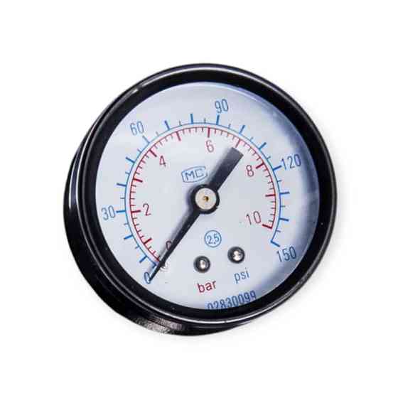 Манометр для блоку підготовки повітря, повітряного фільтра, рег.тиску 1/4" 10 атм Мукачево