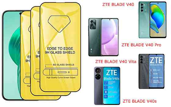 Захисне скло DefenzoGlass для ZTE BLADE V40, V40 Pro, V40 Vita, V40s – подвійна міцність Київ