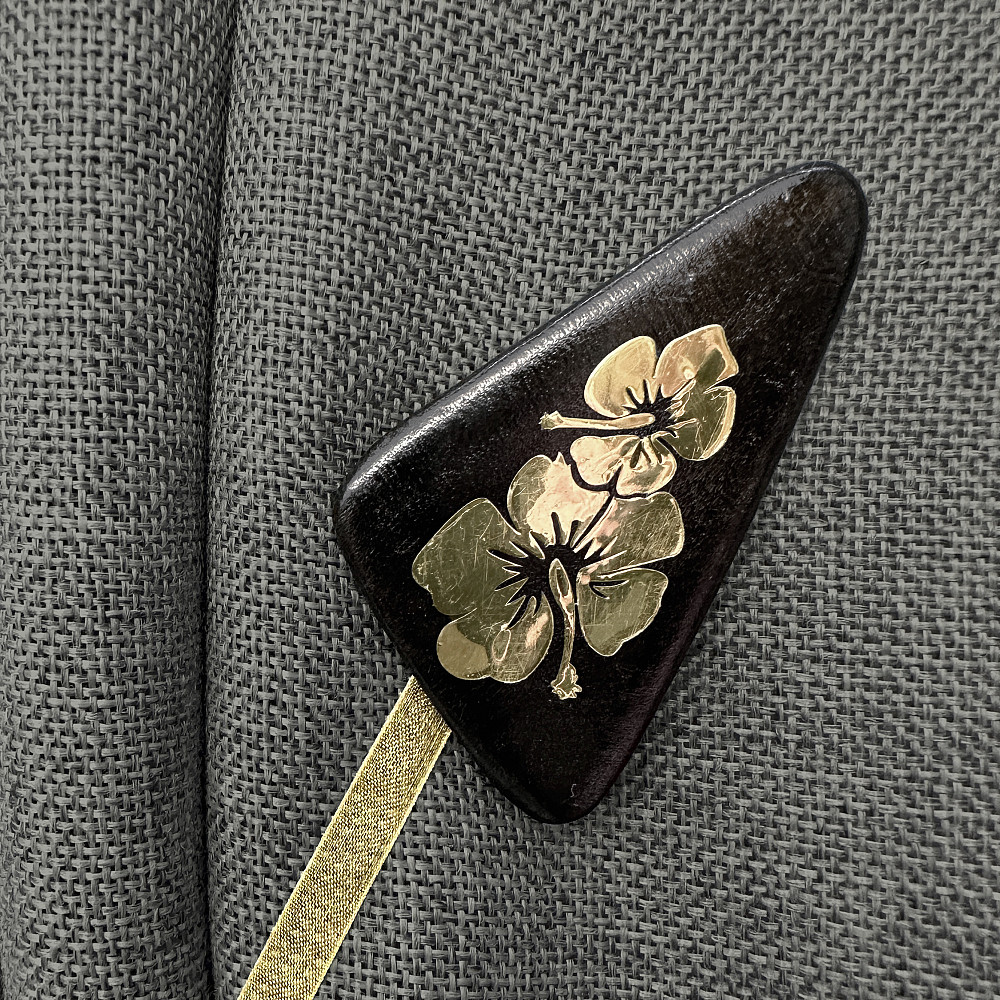 Магниты для штор и гардин Карпаты набор 2 шт Черный с золотистым (81-257) Киев - изображение 3