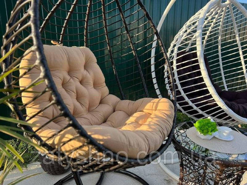 Комплект меблів крісло-кокон з подушкою та журнальний столик Київ - фото 2