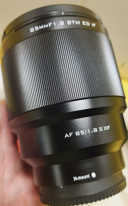 Объектив; Viltrox AF 85mm. f/1.8 XF II для FUJIFILM X. Харьков - изображение 3