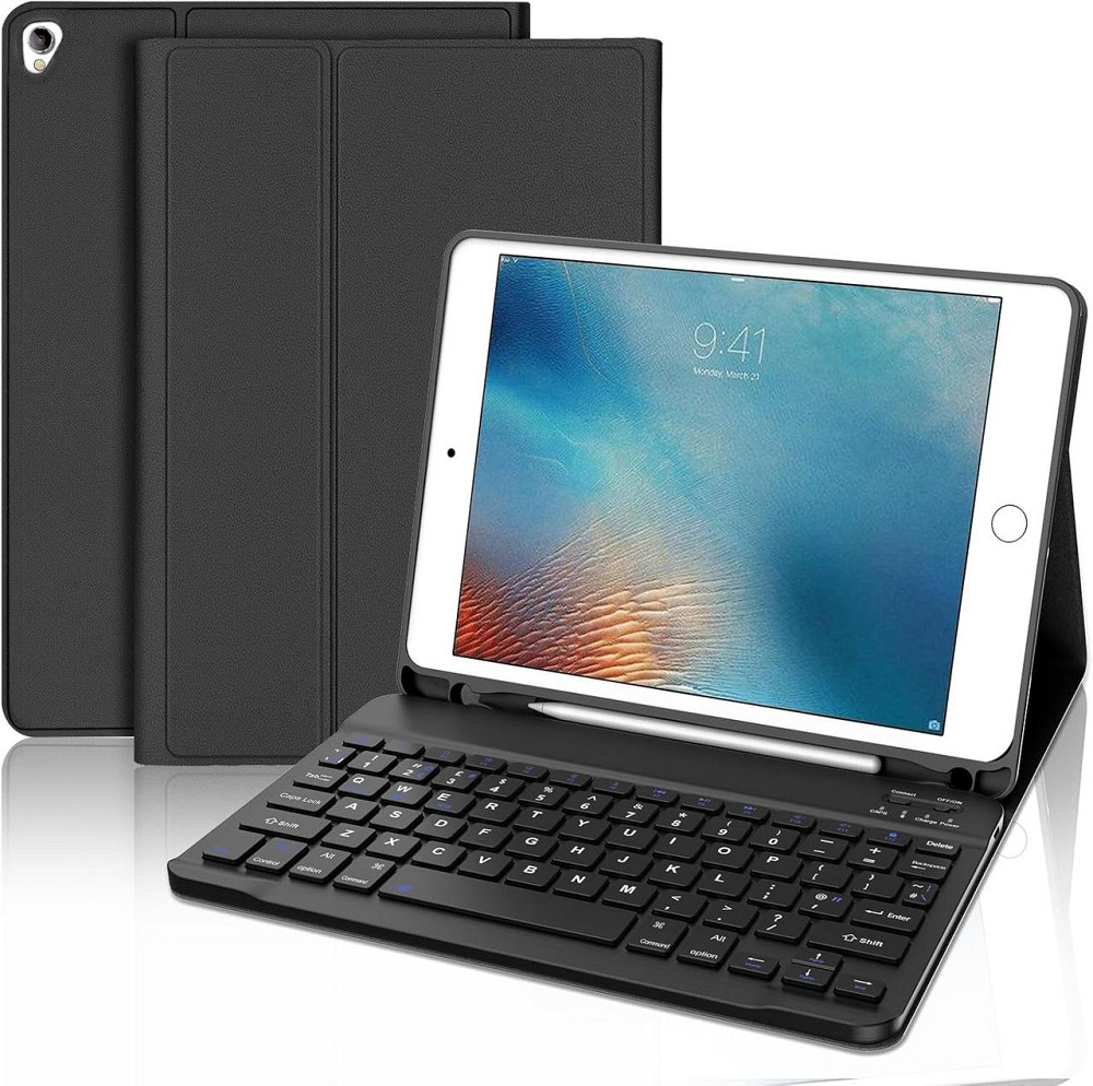 Чехол со съемной клавиатурой Bluetooth JADEMALL iPad 9.7 2018/ iPad 9.7 2017/ iPad Air 2/ iPad Air/ iPad Pro 9.7 Днепр - изображение 1