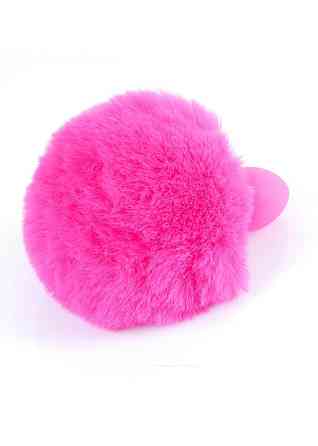 Анальна пробка - Bunny Tail Silicone Pink Plug Pink Sex Aura Київ