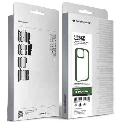 Чехол для мобильного телефона Armorstandart UNIT2 Apple iPhone 15 Pro Max Green (ARM69989) Винница