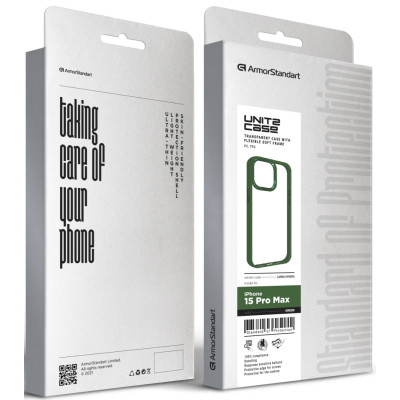 Чехол для мобильного телефона Armorstandart UNIT2 Apple iPhone 15 Pro Max Green (ARM69989) Винница - изображение 5