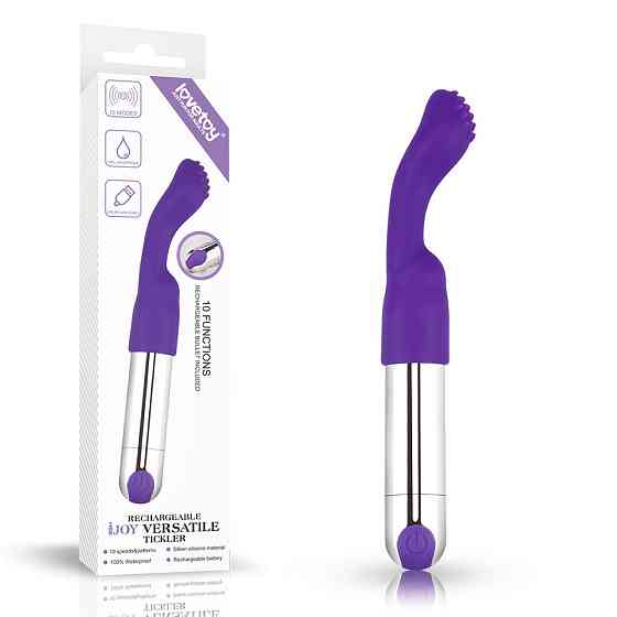 Кліторальний стимулятор - IJOY Rechargeable Versatile Tickler Purple Sex Aura Київ
