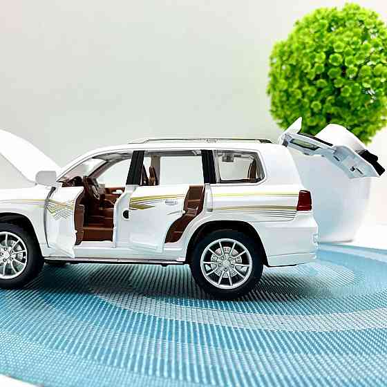 Машинка Джип TK Union Группа Toyota Land Cruiser инерционная 1:24 Белая (GT - 4789) Чернігів