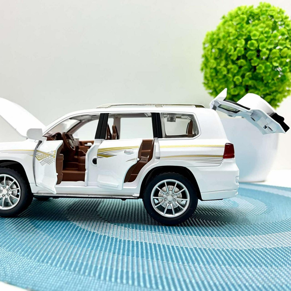 Машинка Джип TK Union Группа Toyota Land Cruiser инерционная 1:24 Белая (GT - 4789) Чернигов - изображение 6
