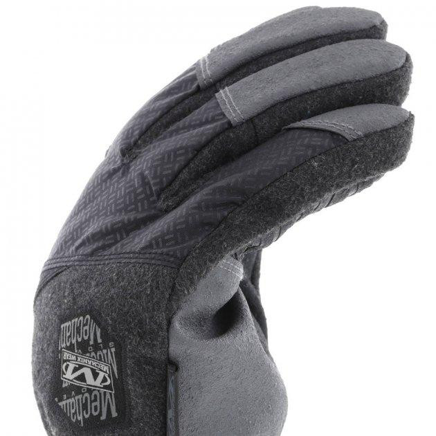 Зимові тактичні рукавички Mechanix Coldwork WindShell Чорний із сірим S Вінниця - фото 6