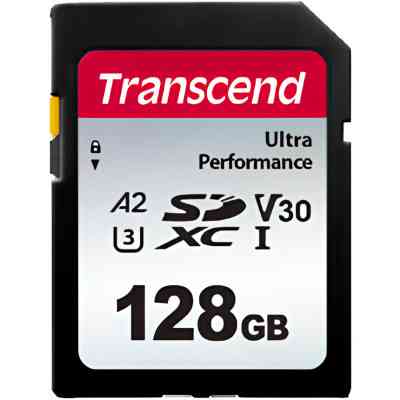 Карта памяти Transcend 128GB SD class 10 UHS-I U3 4K (TS128GSDC340S) Винница