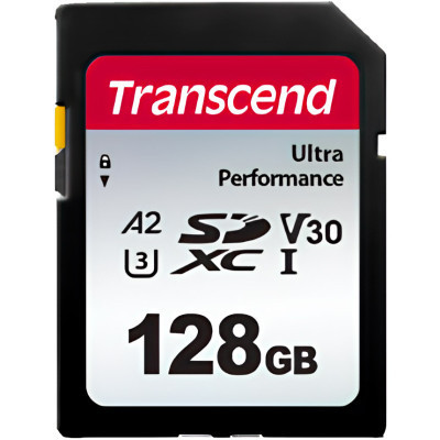 Карта памяти Transcend 128GB SD class 10 UHS-I U3 4K (TS128GSDC340S) Винница - изображение 1