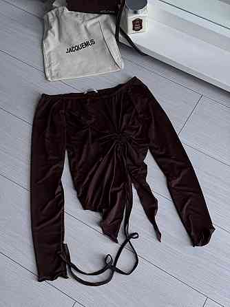 Жіночий базовий асиметричний лонгслів з відкритими плечами  мікромасло Одеса