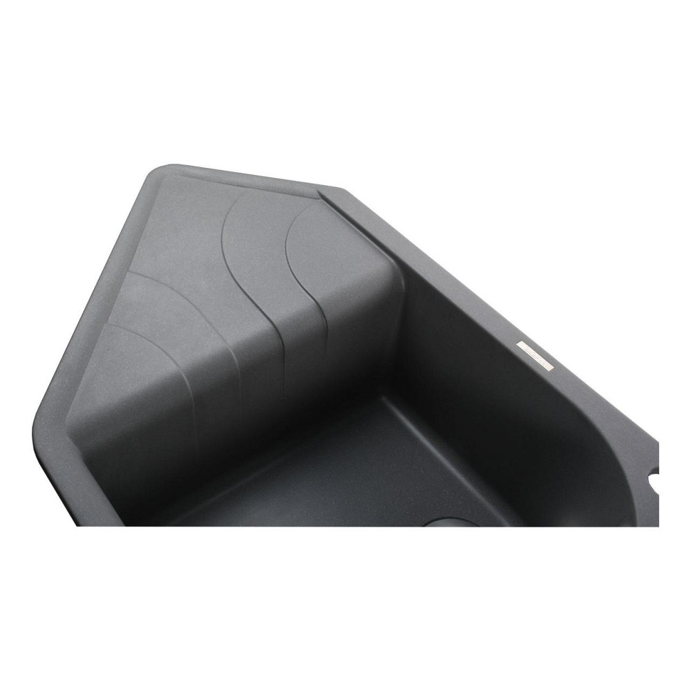 Гранітна мийка Globus Lux GARDA сірий металік 1000х500мм-А0003 (000002992) Київ - фото 3