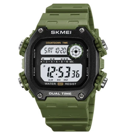 Часы мужские спортивные наручные Skmei 2126 (Зеленый) Винница
