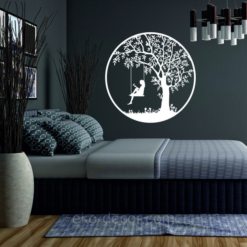 Декоративне настінне Панно «Качуля», Декор на стіну 70*70 см, Білий Київ - фото 2